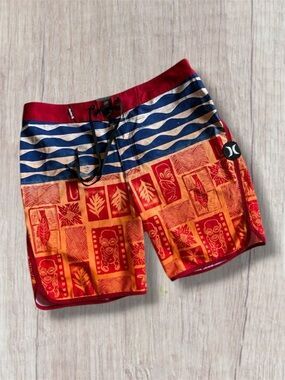 Hurley Phantom Motion Tahiti Board Shorts 29 EUC